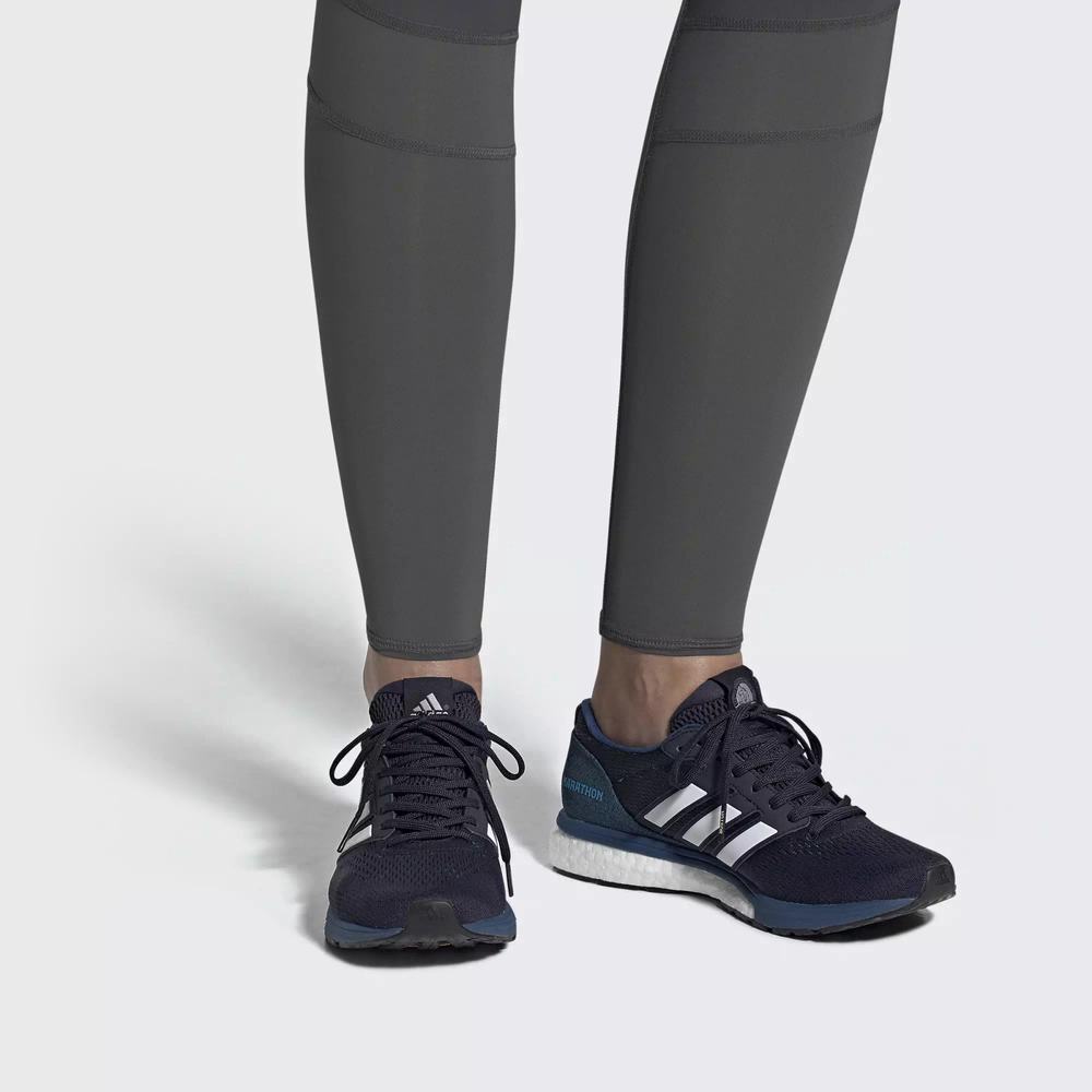 Adidas Adizero Boston 7 Tenis Para Correr Azules Para Mujer (MX-26173)